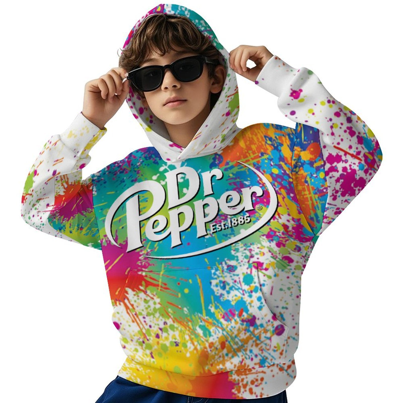 Dr Pepper Hoodie For Boys Girls Long Sleeve Pullover Hooded Sweatshirt Dr Pepper Hoodie For Boys Girls Long Sleeve Pullover Hooded Sweatshirt