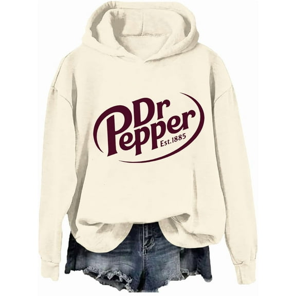 Dr Pepper Hoodie Women Men Dr Pepper Sweatshirt Long Sleeve Pullover Shirts