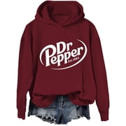 Dr Pepper Hoodie Women Men Dr Pepper Sweatshirt Long Sleeve Pullover Shirts