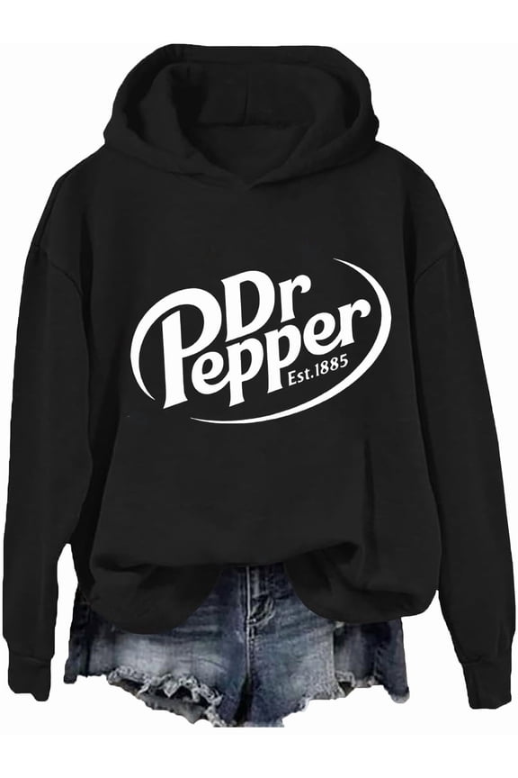 Dr Pepper Hoodie Women Men Dr Pepper Sweatshirt Long Sleeve Pullover Shirts