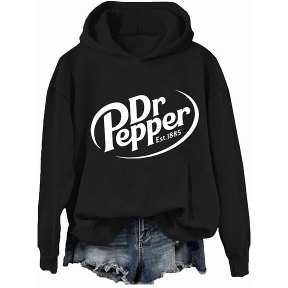 Dr Pepper Hoodie Women Men Dr Pepper Sweatshirt Long Sleeve Pullover Shirts