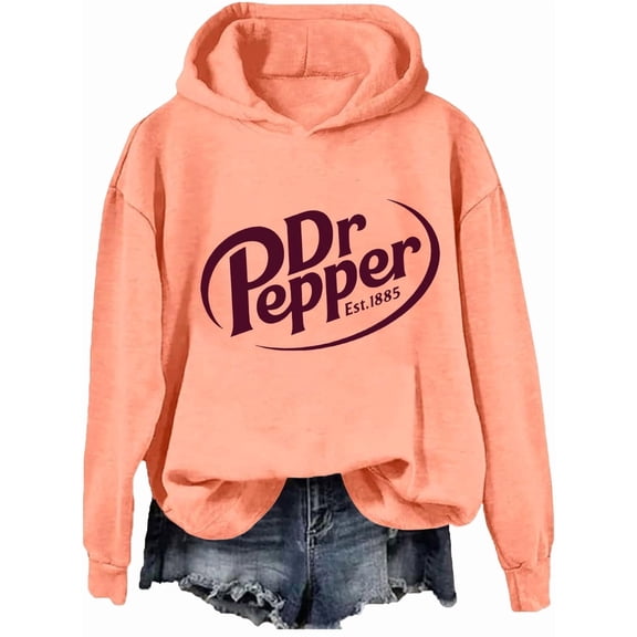 Dr Pepper Hoodie Women Men Dr Pepper Sweatshirt Long Sleeve Pullover Shirts