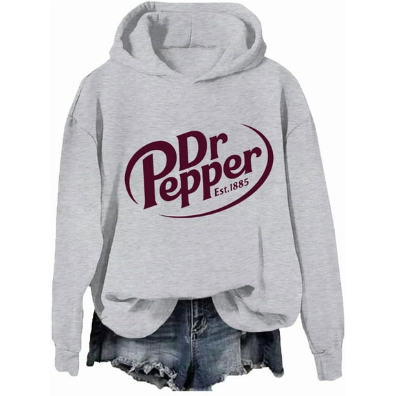 Dr Pepper Hoodie Women Men Dr Pepper Sweatshirt Long Sleeve Pullover Shirts
