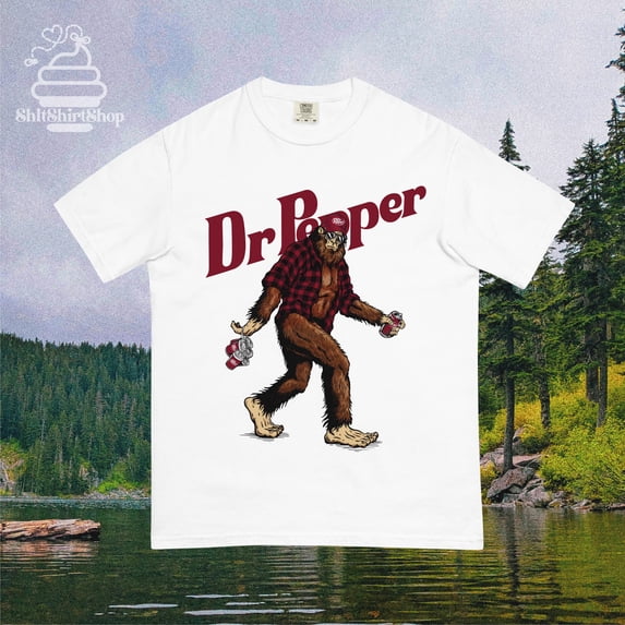 Dr Pepper Inspired Meme Shirt, Funny Bigfoot Shirt, Vintage Unhinged Soda Tee, Dr Pepper Graphic Tee, Dr Pepper Lover Gift, Soda Lover Gift