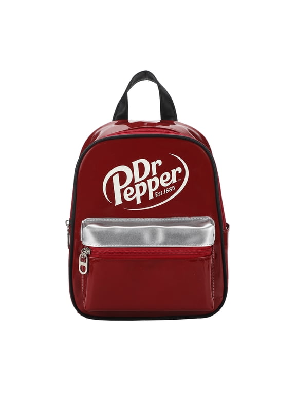Dr Pepper Logo Adult 11" Mini Backpack for Fans and Daily Carry