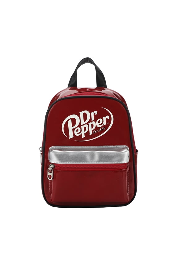 Dr Pepper Logo Adult 11" Mini Backpack for Fans and Daily Carry