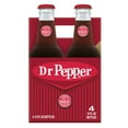 thumbnail image 1 of Dr Pepper Made with Sugar Soda, 12 fl oz, 4 Count, 1 of 9