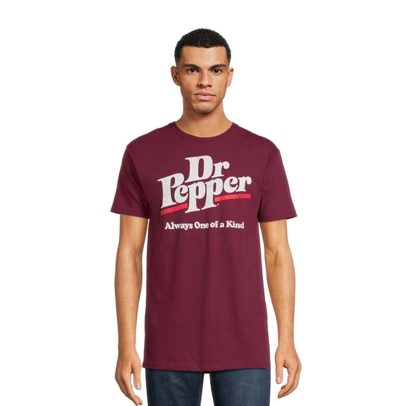Dr. Pepper Men’s & Big Men’s Graphic Tee Shirt, Sizes S-3XL