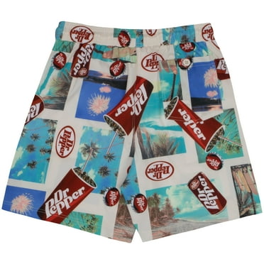 Dr. Pepper Men's & Big Men's Swim Shorts, Sizes S-3XL