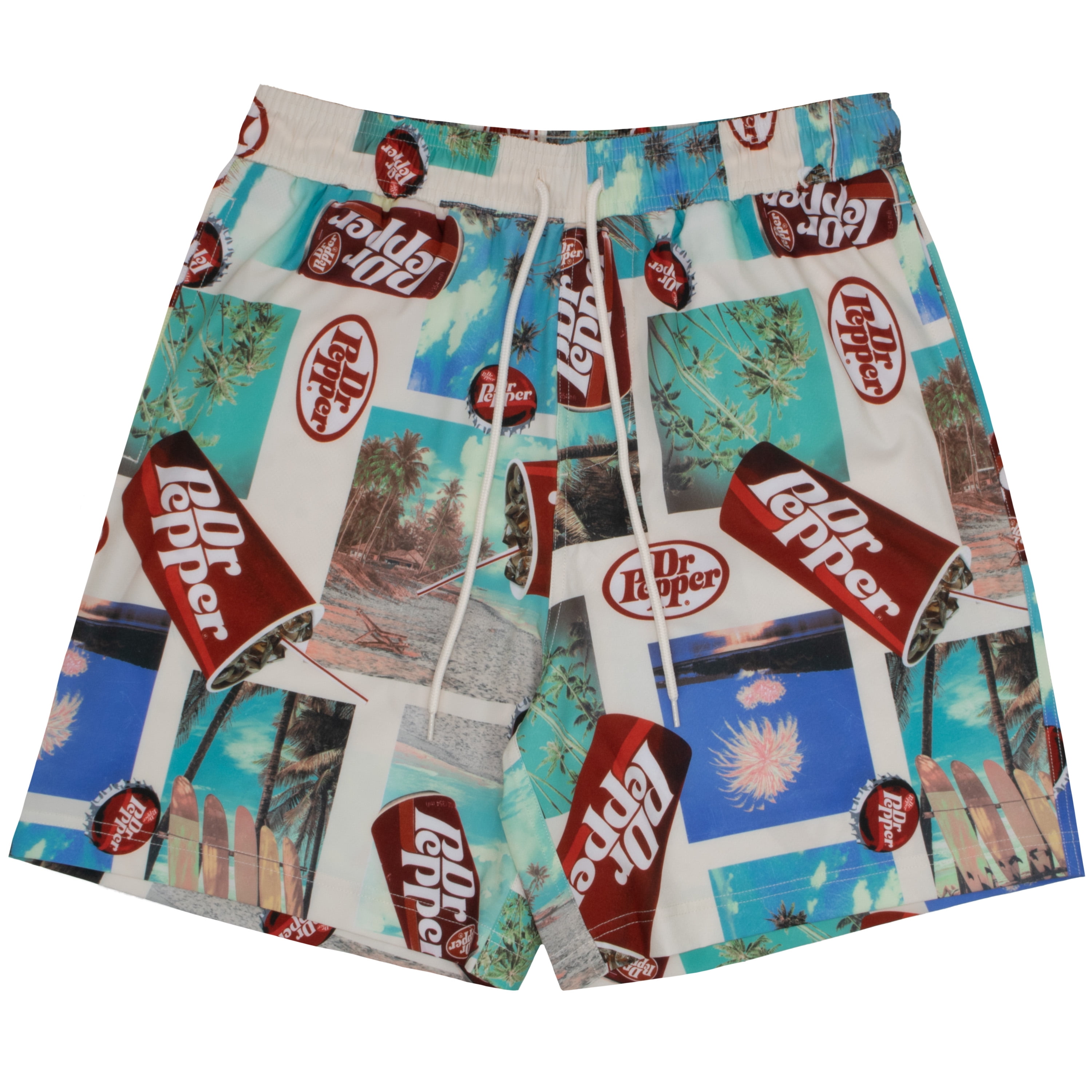 Dr. Pepper Men's & Big Men's Swim Shorts, Sizes S-3XL