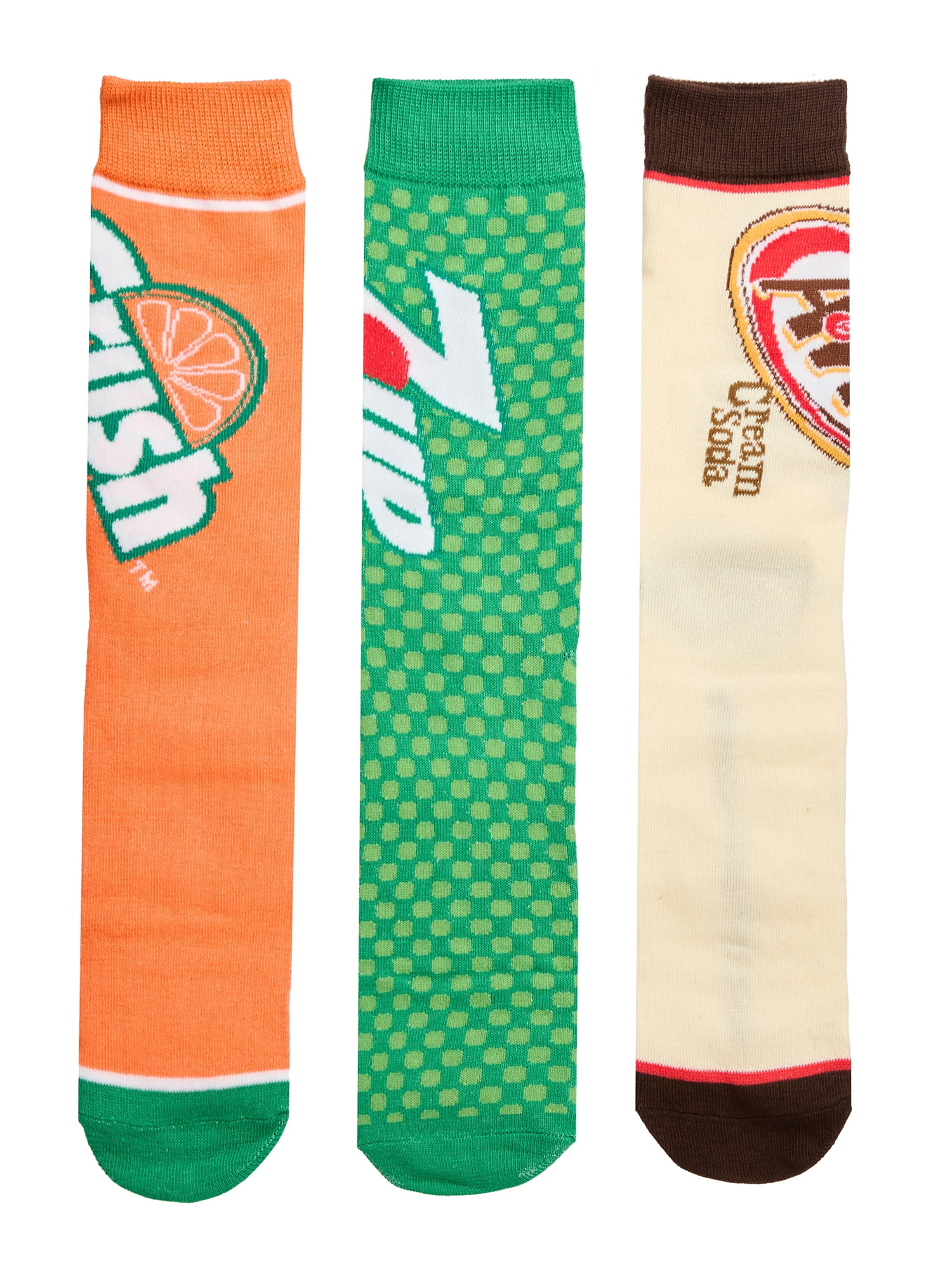 Dr. Pepper Men's Crew Socks, 3-Pack