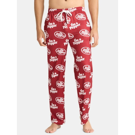 Dr. Pepper Men's Pajama Pants, Sizes S-2XL
