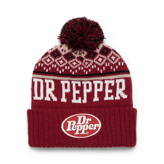 Dr. Pepper Women's Pom Beanie Hat