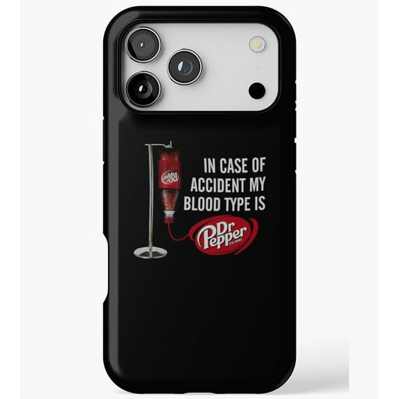 Dr. Pepper Retro, in 3D and Vintage Soda Themed Graphic Design Art - Collector Phone H14835 Phone Case for iPhone 11 to 17 Pro Max