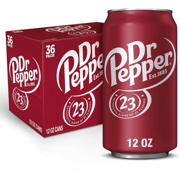Dr. Pepper Soda 12 oz Can (36 Cans)