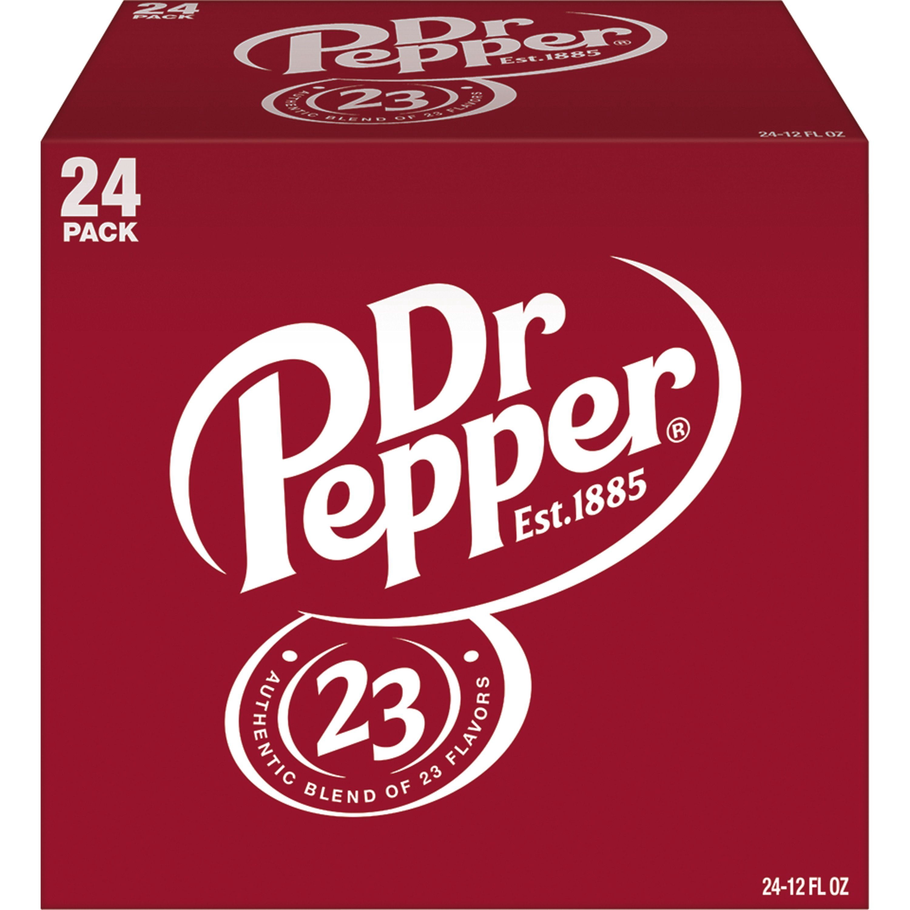 Dr Pepper Soda 12 oz Cans - 24 pk (Pack of 2)