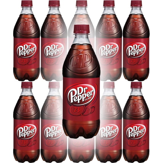 Dr Pepper Soda 20oz Bottles (Pack of 12)