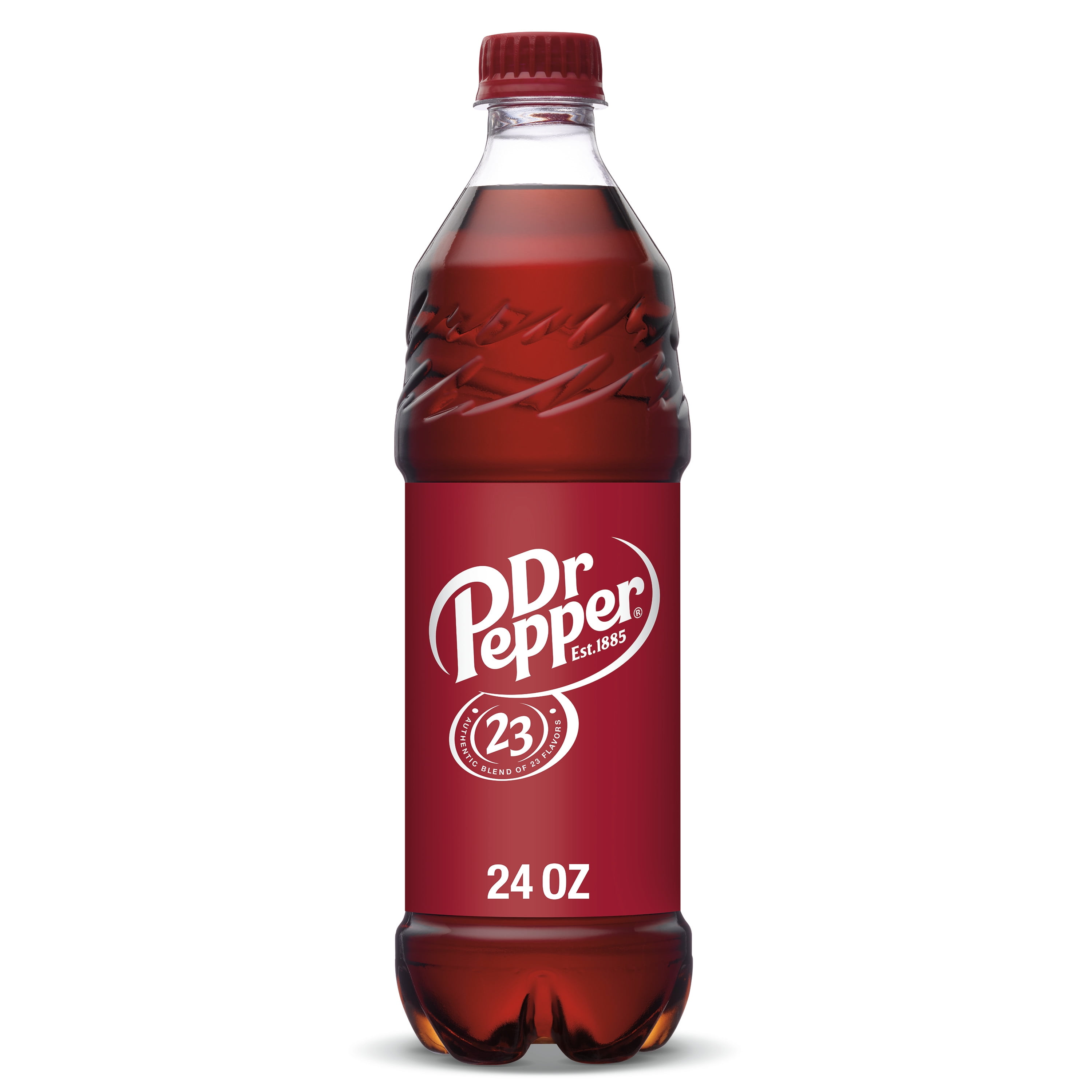 Dr Pepper Soda 24 Fl Oz Bottle 