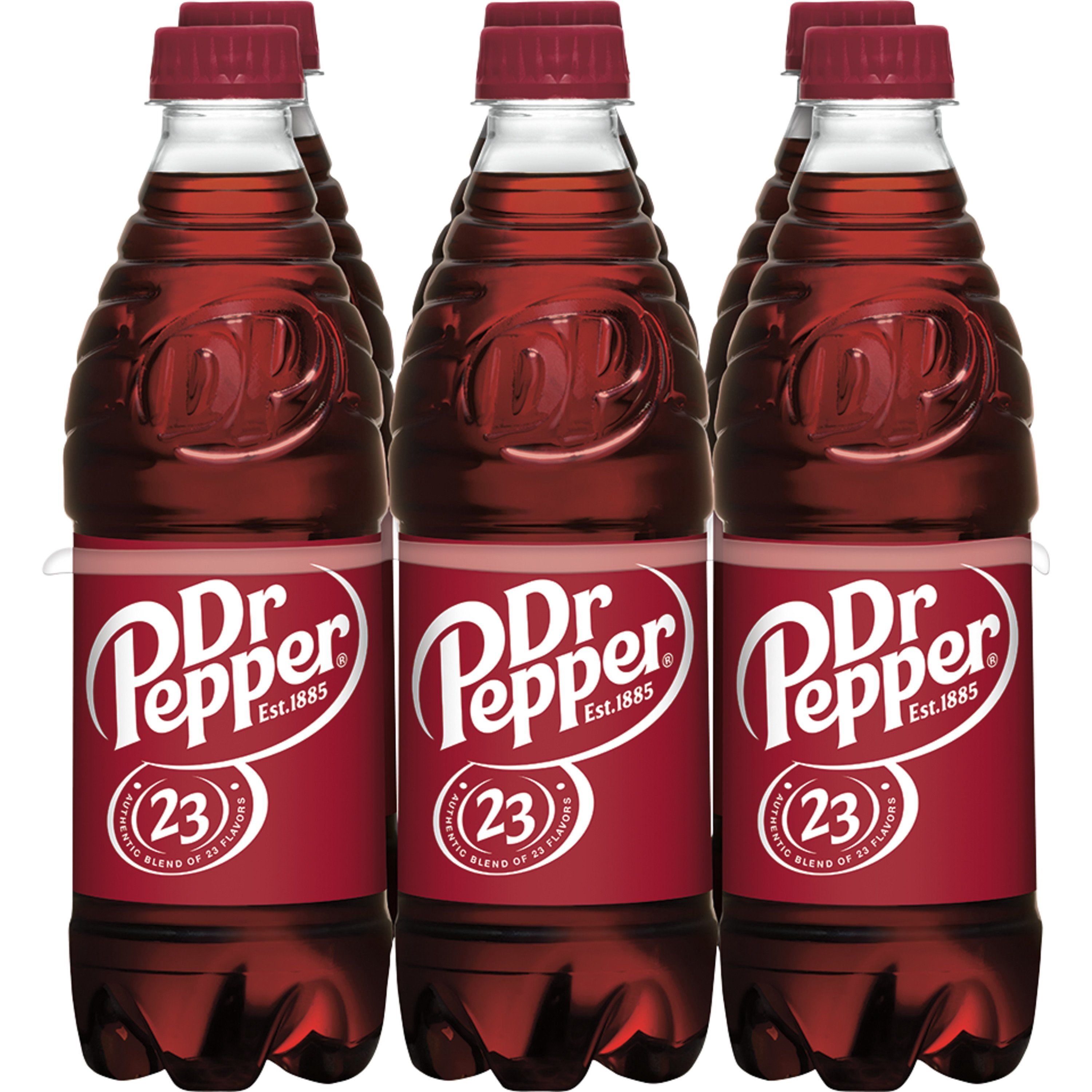 Dr Pepper Soda .5 L Bottles - 6 pk (Pack of 2)
