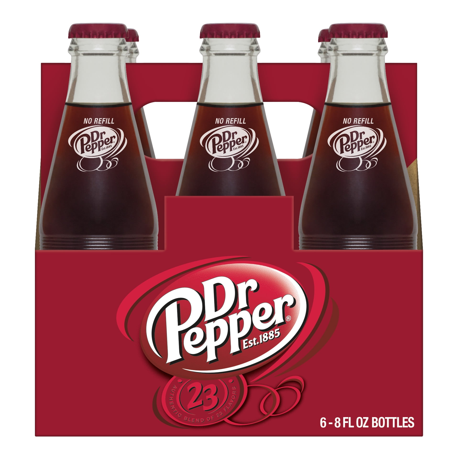 Dr Pepper Soda, 8 fl oz, 6 Count