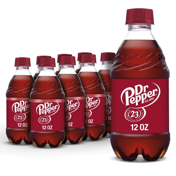 Dr Pepper Soda Bottles 8 CT / 12 fl oz - Pack of 1