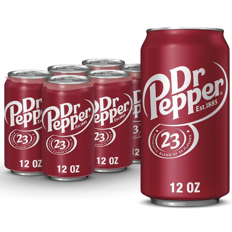 Coca-Cola Mini Soda Pop Soft Drink, 7.5 fl oz, 6 Pack Cans 