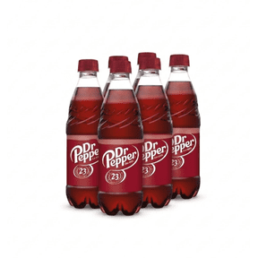 Dr Pepper Soda Pop, 16.9 fl oz, 6 Pack Bottles