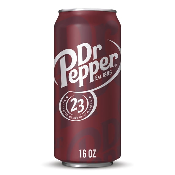 Dr Pepper Soda Pop, 16 fl oz, Can