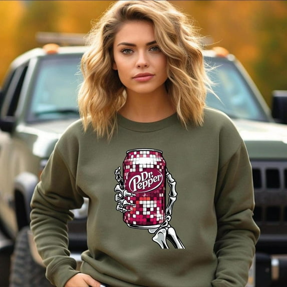 Dr Pepper Sweatshirt, Dr Pepper Lover , Dr Pepper Soda Can Sweatshirt, Soda Lover Shirt, Hand Dr Pepper Sweatshirt Sweatshirt All Size S-5XL