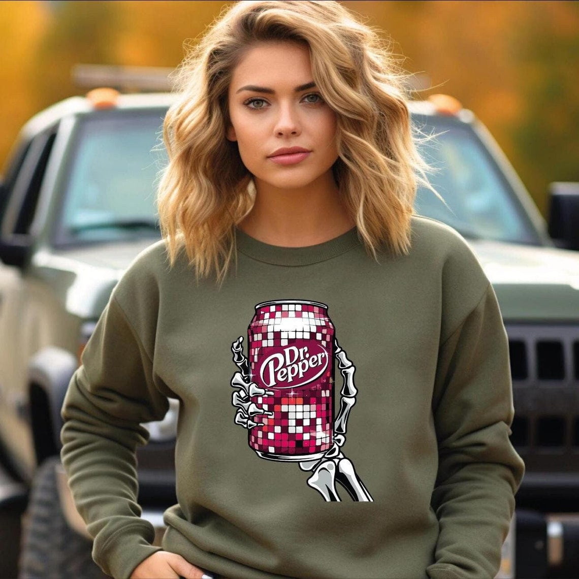 Dr Pepper Sweatshirt, Dr Pepper Lover , Dr Pepper Soda Can Sweatshirt ...