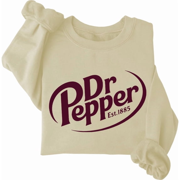 Dr Pepper Sweatshirt Women Men Dr Pepper Costume Shirt Long Sleeve Crewneck Shirts