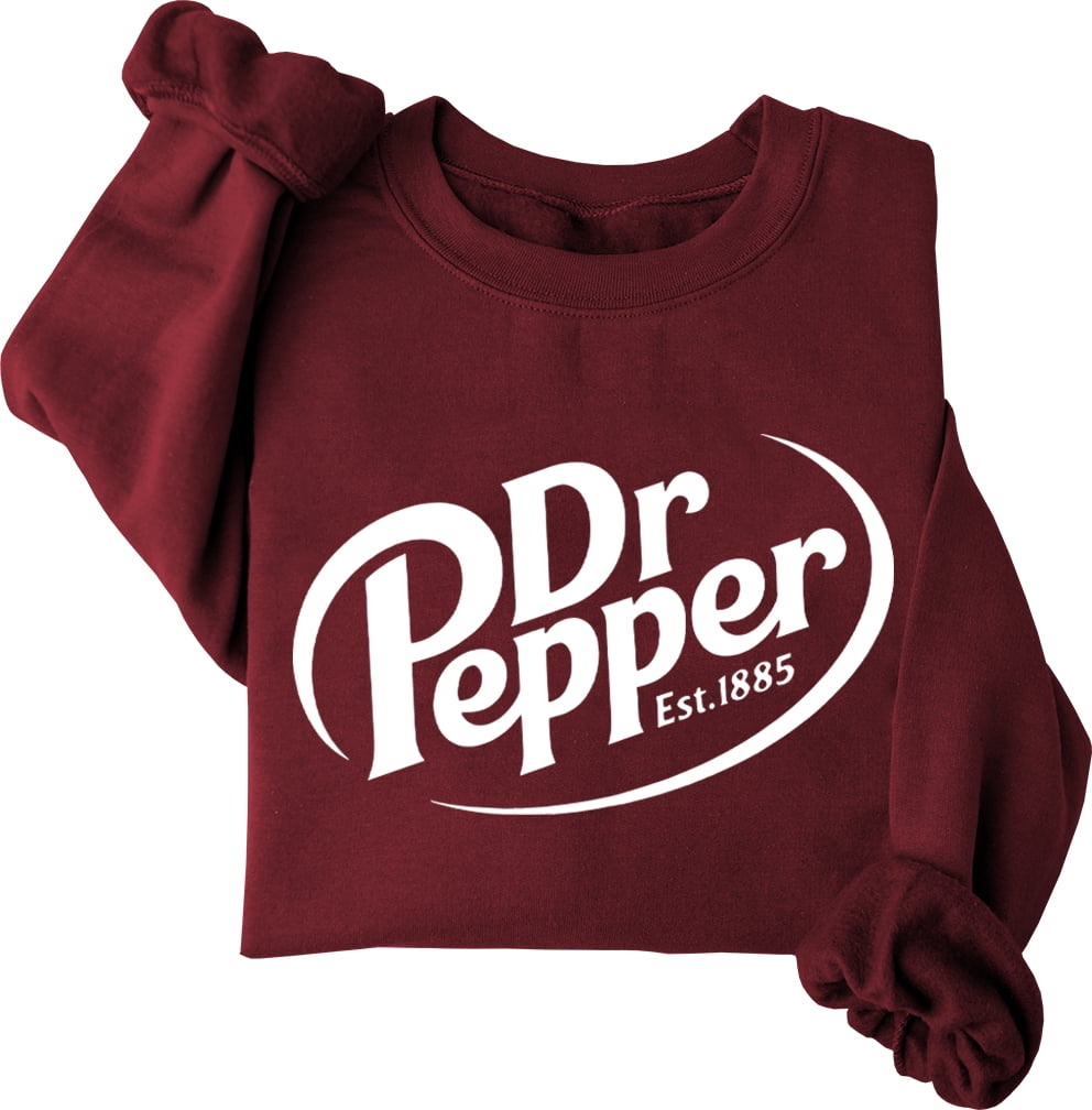 Dr Pepper Sweatshirt Women Men Dr Pepper Costume Shirt Long Sleeve Crewneck Shirts