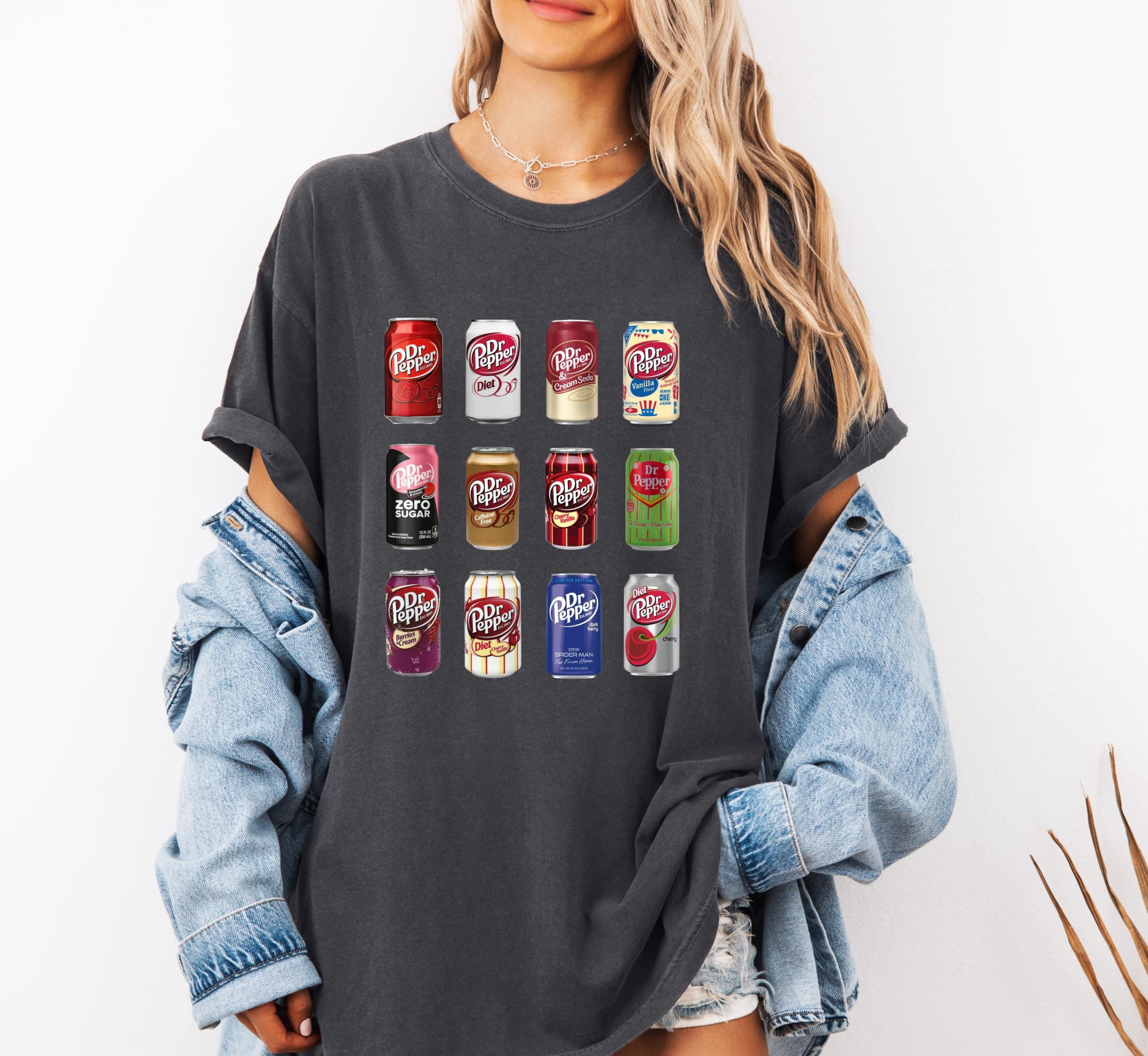 Dr. Pepper T-Shirt|Soda Shirt|Pop T-Shirt|Dr Pepper Varieties Covered ...