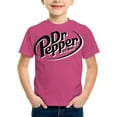 thumbnail image 1 of Dr Pepper T-Shirt for Boys Girls, Kids Novelty Crew Neck Tops, Lightweight Short Sleeve Tee, XS-XL, 1 of 9