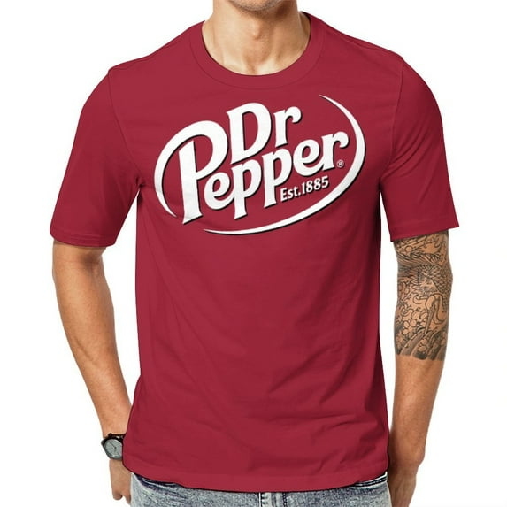 Dr Pepper T-Shirt for Men Women, Unisex Crew Neck Tee, Casual Short Sleeve Tops, S-6XL