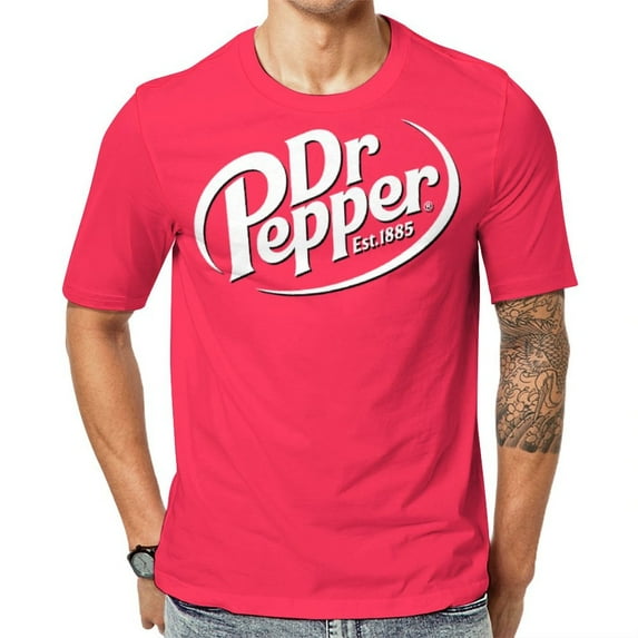 Dr Pepper T-Shirt for Men Women, Unisex Crew Neck Tee, Casual Short Sleeve Tops, S-6XL