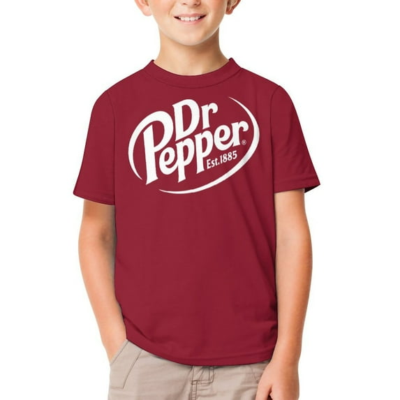 Dr Pepper T-Shirts for Boys Girls, Kids 3D Print Short Sleeve, Unisex Crew Neck Tee Shirts for Youth
