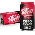 thumbnail image 1 of Dr Pepper Zero Sugar Cherry Soda Pop, 12 fl oz, 12 Pack Cans, 1 of 9