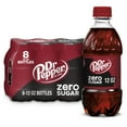 thumbnail image 1 of Dr Pepper Zero Sugar Soda Pop, 12 fl oz, 8 Pack Bottles, 1 of 9