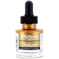 thumbnail image 1 of Dr. Ph. Martin's® Iridescent Calligraphy Color (11R) Ink Bottle, 1.0 US fl oz, Copper Plate Gold, 1 Bottle, 1 of 2