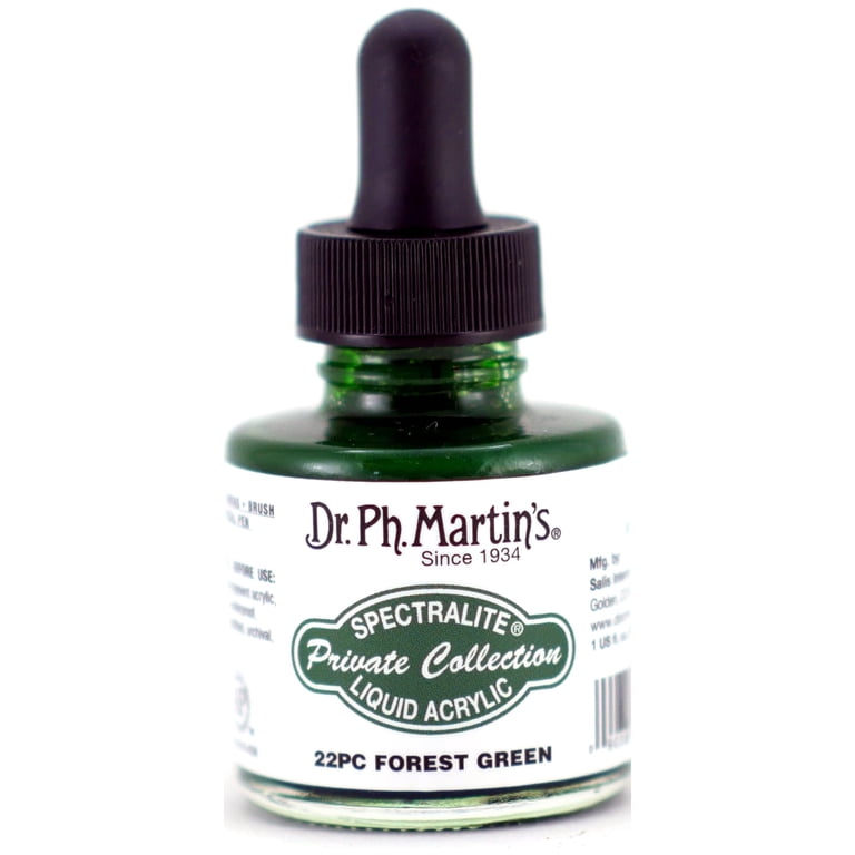 その他 Dr. Ph. Martin's Spectralite Private Collection Liquid Acrylics 1.0 oz Forest Green (22PC) 2zzhgl6 Spectralite Private Collection Liquid Acrylics, 1.0 oz, Forest
