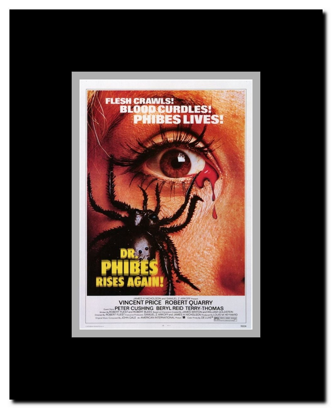 Dr. Phibes Rises Again Framed Movie Poster