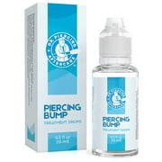 Dr. Piercing Aftercare Keloid Removal Drops Non-Greasy Saline Solution Keloid Bump Removal for Piercings - Reduce Size & Appearance of Nose Piercing Bump, Treatment of Scars, Ear Lip Belly (15 mL)