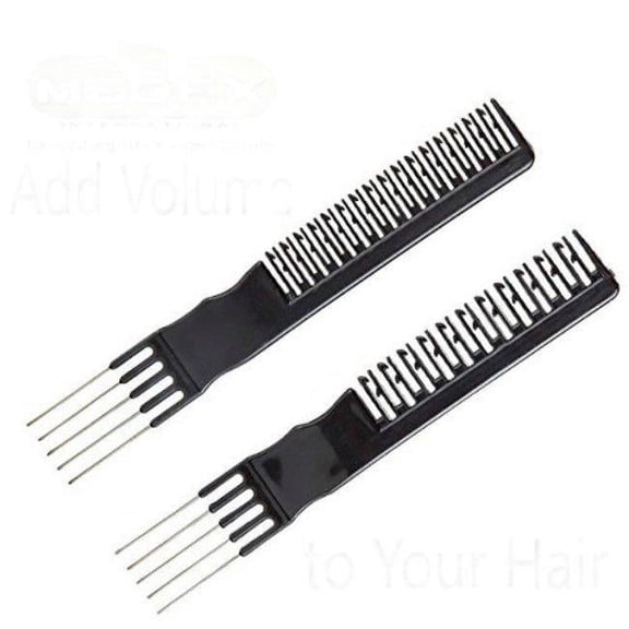Dr Pillow BK2195 Teasing Volumizing Metal Prong Styling Comb
