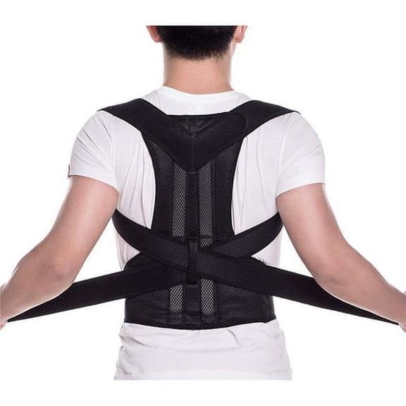 Dr Pillow va068 Unisex Adjustable Straps Back Support Belt Posture Corrector Therapy