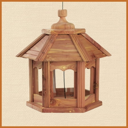 Dr. Pol Cedar Gazebo Wild Bird Feeder 3 Pounds