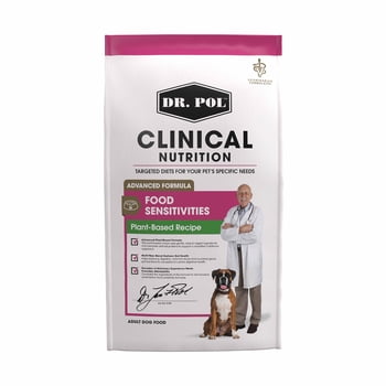 Dr. Pol Clinical Nutrition Advanced Formula Plant-Based Food Sensitivities Dry Dog Food, 7 lb Bag