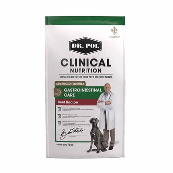 Dr. Pol® Clinical Gastrointestinal Care Advanced Beef Recipe – Sensitive Digestion Adult Dog Food, 7 lb Bag