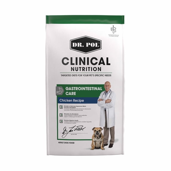 Dr. Pol® Clinical Gastrointestinal Care Chicken Recipe – Sensitive Digestion Adult Dog Food, 7 lb Bag