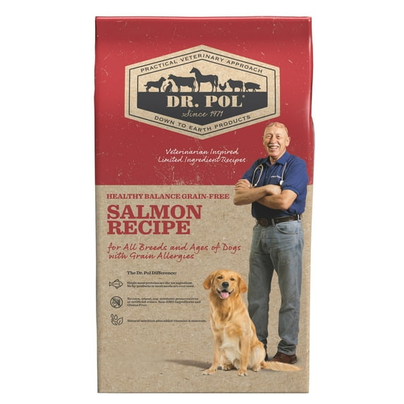 Dr. Pol Healthy Balance Limited Ingredient Grain-Free Salmon Recipe Dog Food, 24 lb. Bag